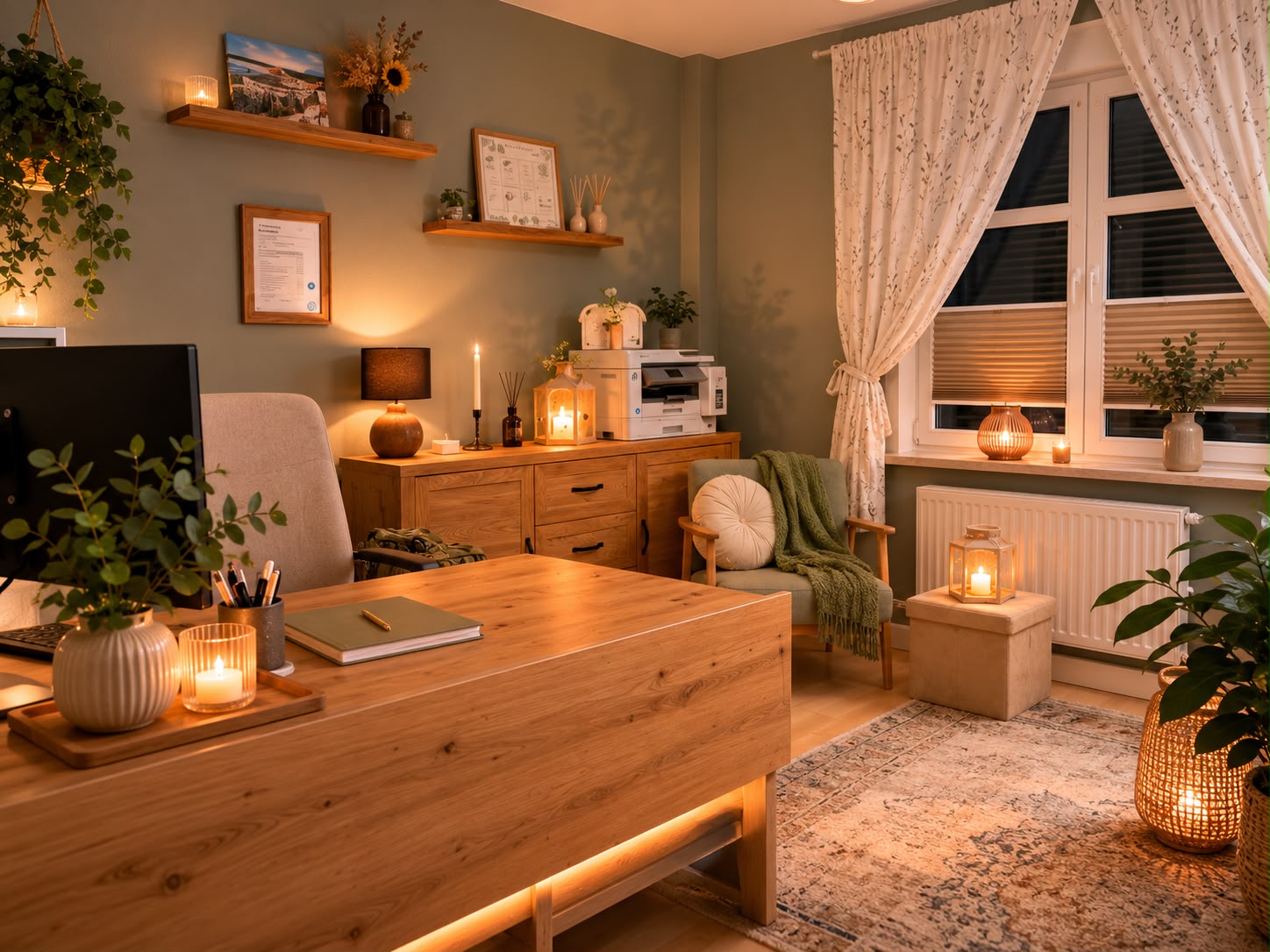 Entspannte Atmosphäre für Wellness und Beratung